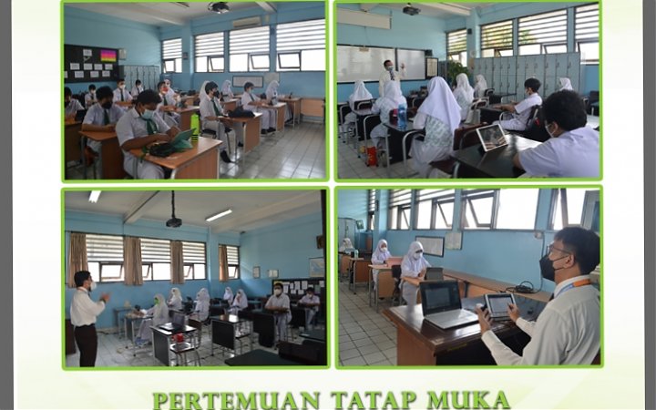 Pertemuan Tatap Muka Terbatas SMP Islam Alazka